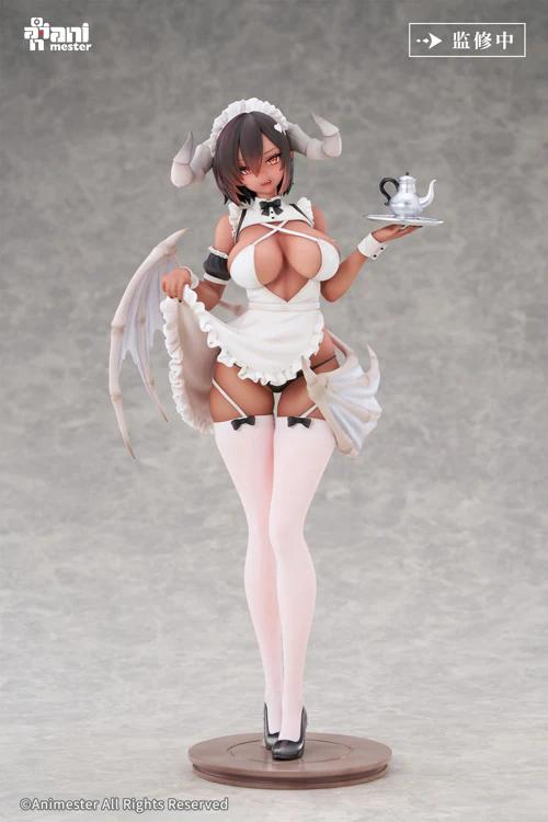 ANIMESTER ORIGINAL DESIGN STATUE 1/6TH SCALE DEMON MAIDS SERVING TIME GOKUNA FIGURE [PRE ORDER] - Image 12