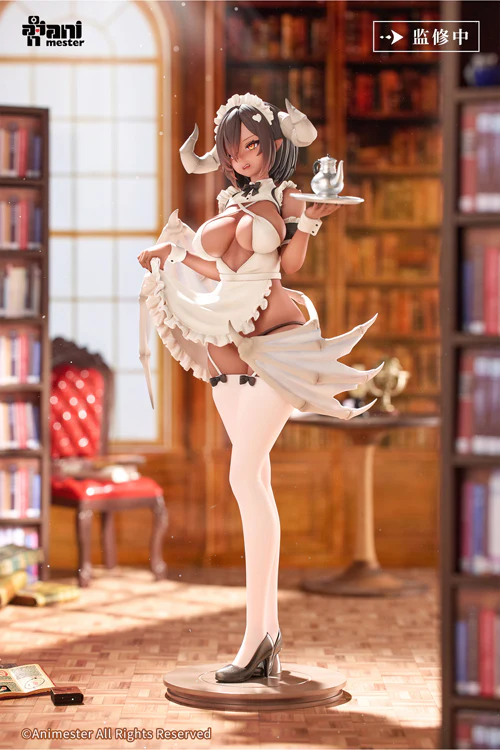 ANIMESTER ORIGINAL DESIGN STATUE 1/6TH SCALE DEMON MAIDS SERVING TIME GOKUNA FIGURE [PRE ORDER] - Image 3