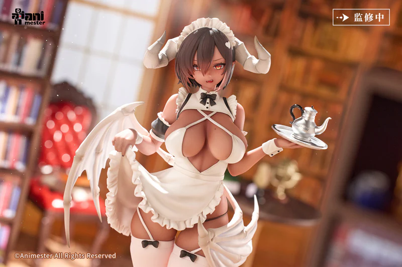 ANIMESTER ORIGINAL DESIGN STATUE 1/6TH SCALE DEMON MAIDS SERVING TIME GOKUNA FIGURE [PRE ORDER] - Image 7