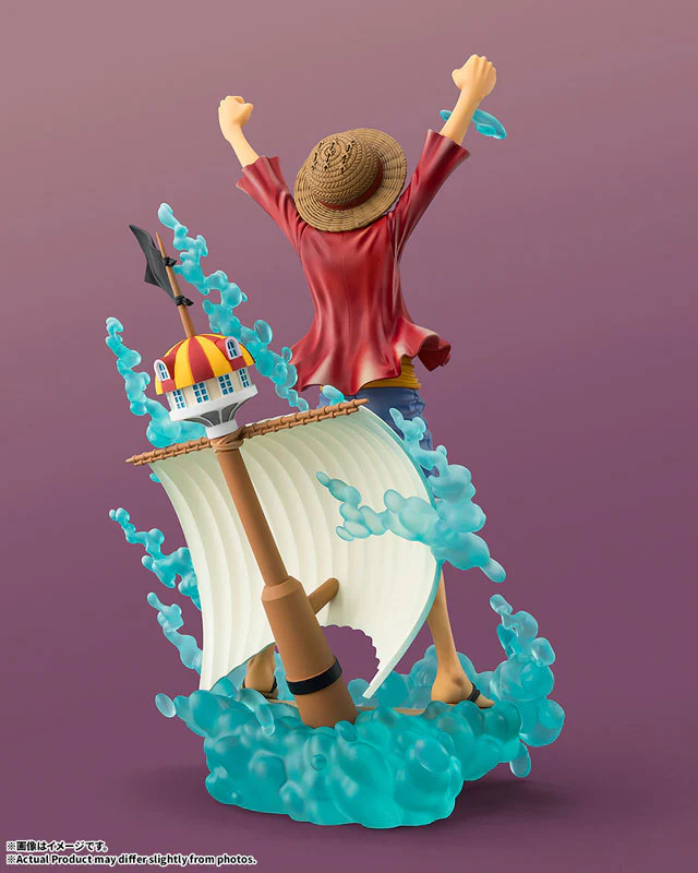 BANDAI ONE PIECE FIGUARTS ZERO STARTUNE  MONKEY D LUFFY SETTING OUT FOR THE NEW WORLD FIGURE [PRE ORDER] - Image 3