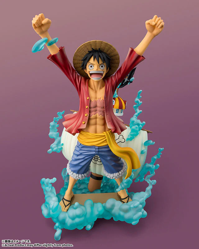 BANDAI ONE PIECE FIGUARTS ZERO STARTUNE  MONKEY D LUFFY SETTING OUT FOR THE NEW WORLD FIGURE [PRE ORDER] - Image 6