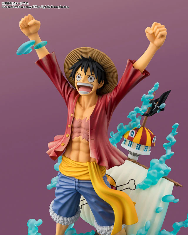 BANDAI ONE PIECE FIGUARTS ZERO STARTUNE  MONKEY D LUFFY SETTING OUT FOR THE NEW WORLD FIGURE [PRE ORDER] - Image 7