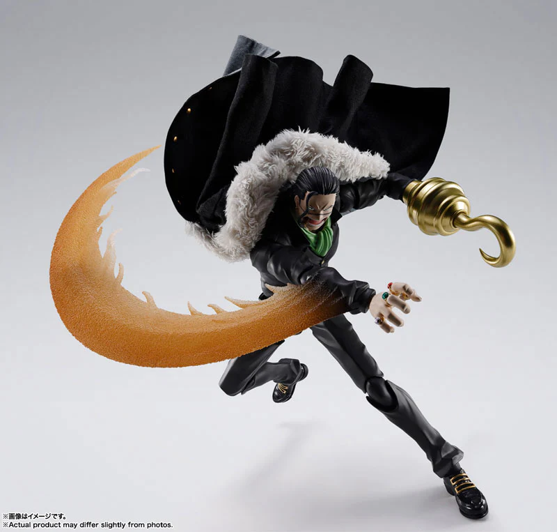 BANDAI ONE PIECE S.H.FIGUARTS SIR CROCODILE SUMMIT WAR OF MARINEFORD ACTION FIGURE [PRE ORDER] - Image 5