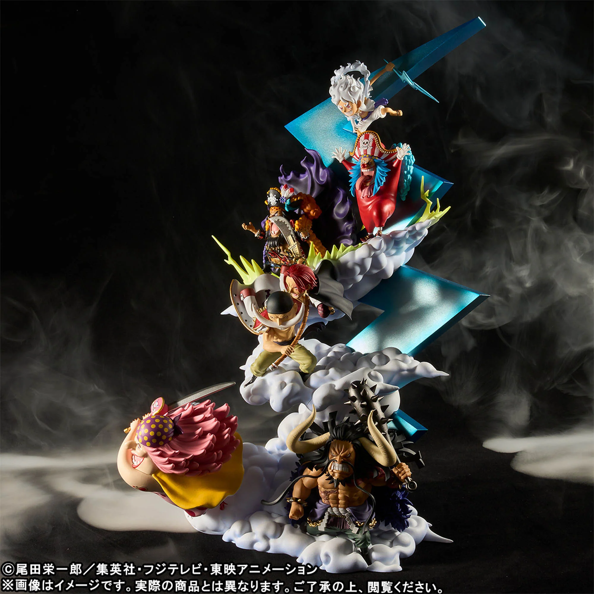 BANDAI ONE PIECE WORLD COLLECTABLE FIGURE PREMIUM THE NEW AND OLD FOUR EMPERORS FIGURE [PRE ORDER] - Image 2