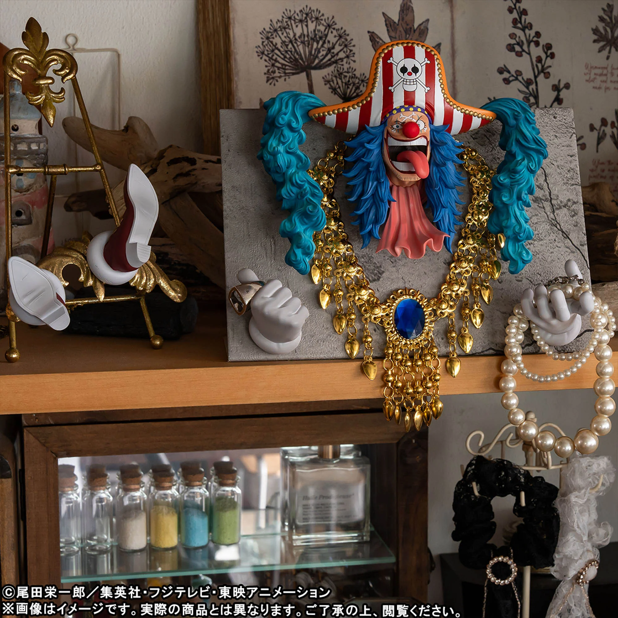 BANDAI PREMIUM ONE PIECE FIGLIFE BUGGY FIGURE [PRE ORDER] - Image 3