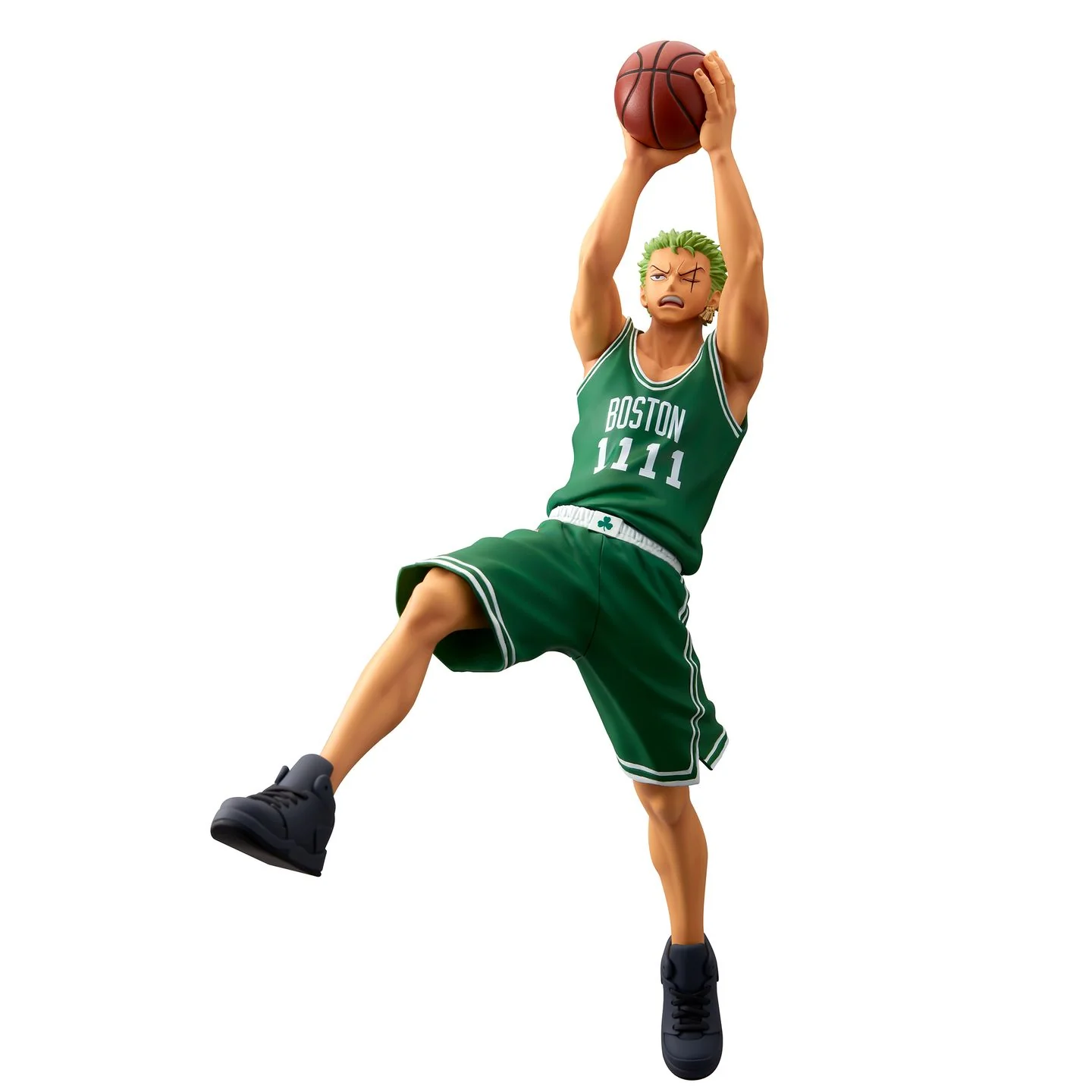 BANDAI PREMIUM ONE PIECE × NBA MASTER STARS PIECE THE RORONOA ZORO BOSTON CELTICS FIGURE [PRE ORDER]