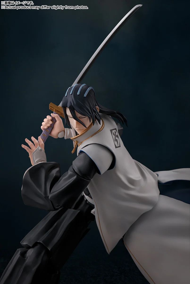 BANDAI SPIRITS BLEACH THOUSAND YEAR BLOOD WAR S.H.FIGUARTS BYAKUYA KUCHIKI FIGURE - Image 3