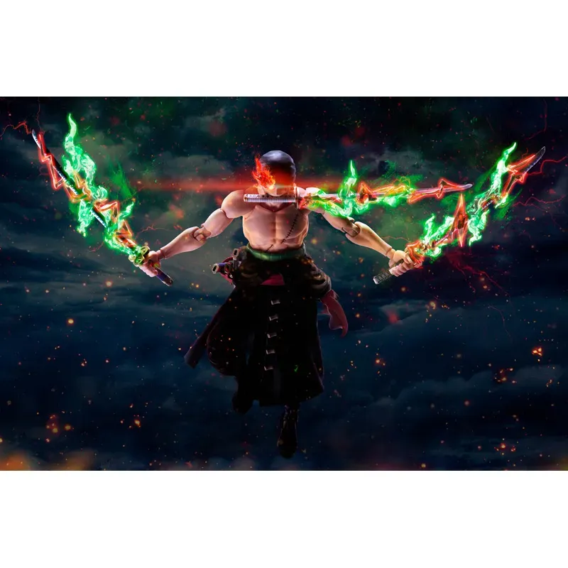 BANDAI SPIRITS ONE PIECE S.H.FIGUARTS RORONOA ZORO THE KING OF HELL ACTION FIGURE [PRE ORDER]