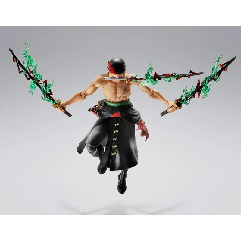BANDAI SPIRITS ONE PIECE S.H.FIGUARTS RORONOA ZORO THE KING OF HELL ACTION FIGURE [PRE ORDER] - Image 2