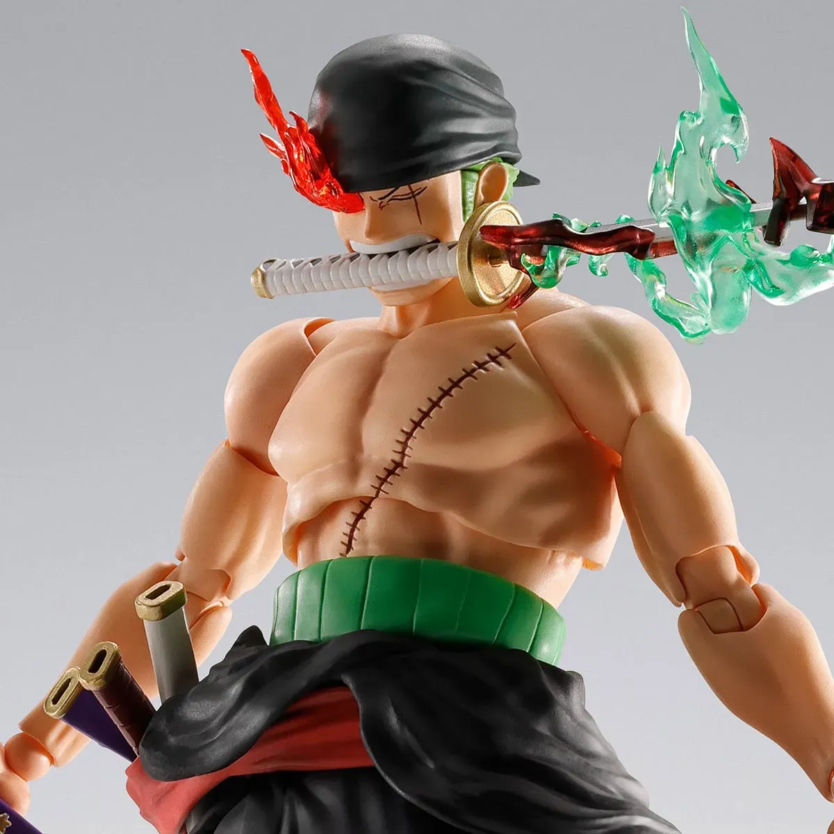 BANDAI SPIRITS ONE PIECE S.H.FIGUARTS RORONOA ZORO THE KING OF HELL ACTION FIGURE [PRE ORDER] - Image 7