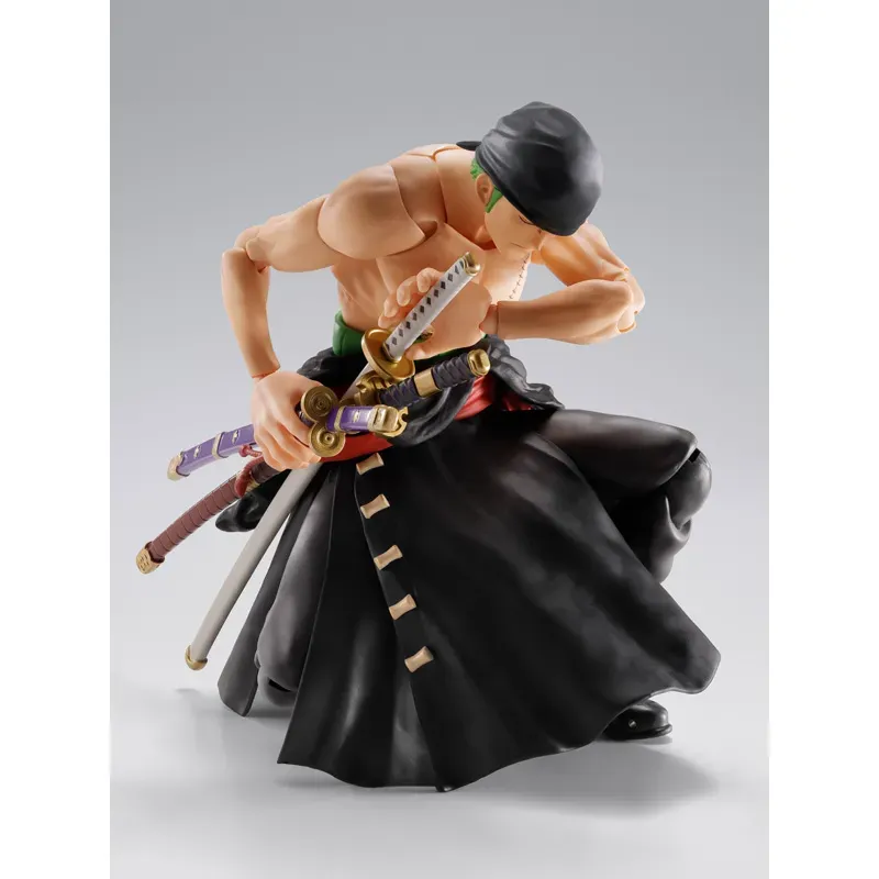 BANDAI SPIRITS ONE PIECE S.H.FIGUARTS RORONOA ZORO THE KING OF HELL ACTION FIGURE [PRE ORDER] - Image 8