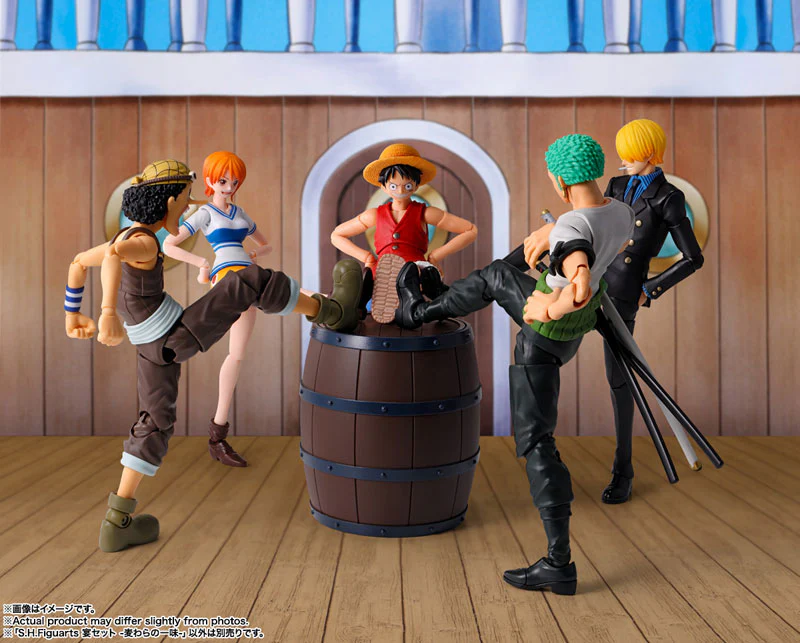 BANDAI SPIRTS ONE PIECE S.H.FIGUARTS UTAGE SET STRAW HAT PIRATES [PRE ORDER] - Image 5