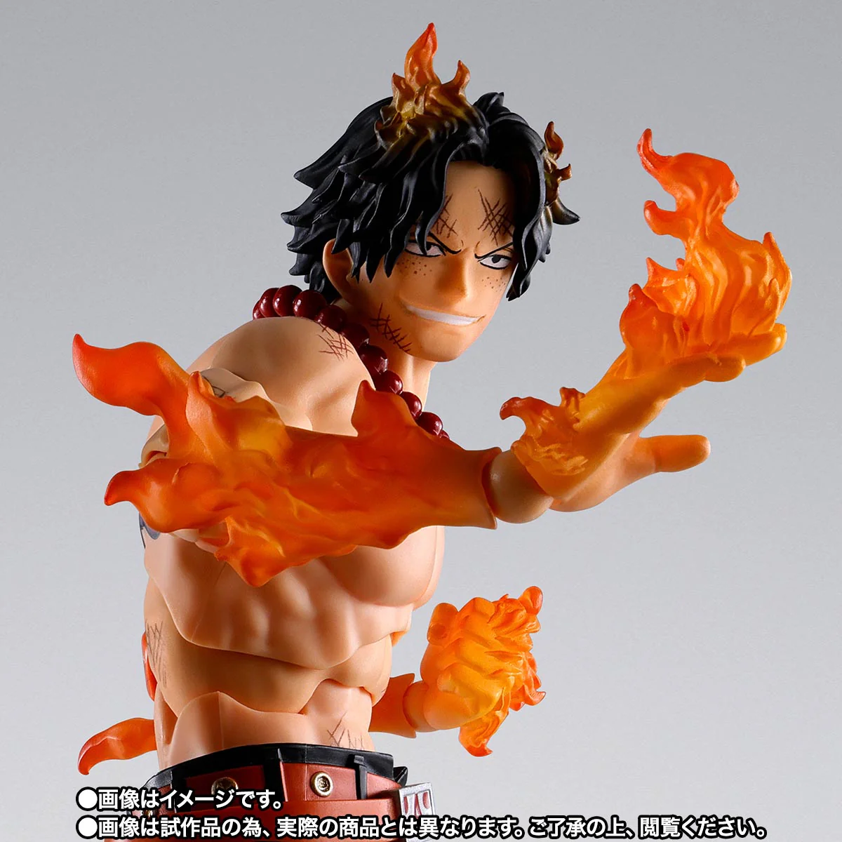 BANDAI TAMASHII EXCLUSIVE ONE PIECE S.H.FIGUARTS PORTGAS D ACE MARINEFORD ACTION FIGURE [PRE ORDER] - Image 5