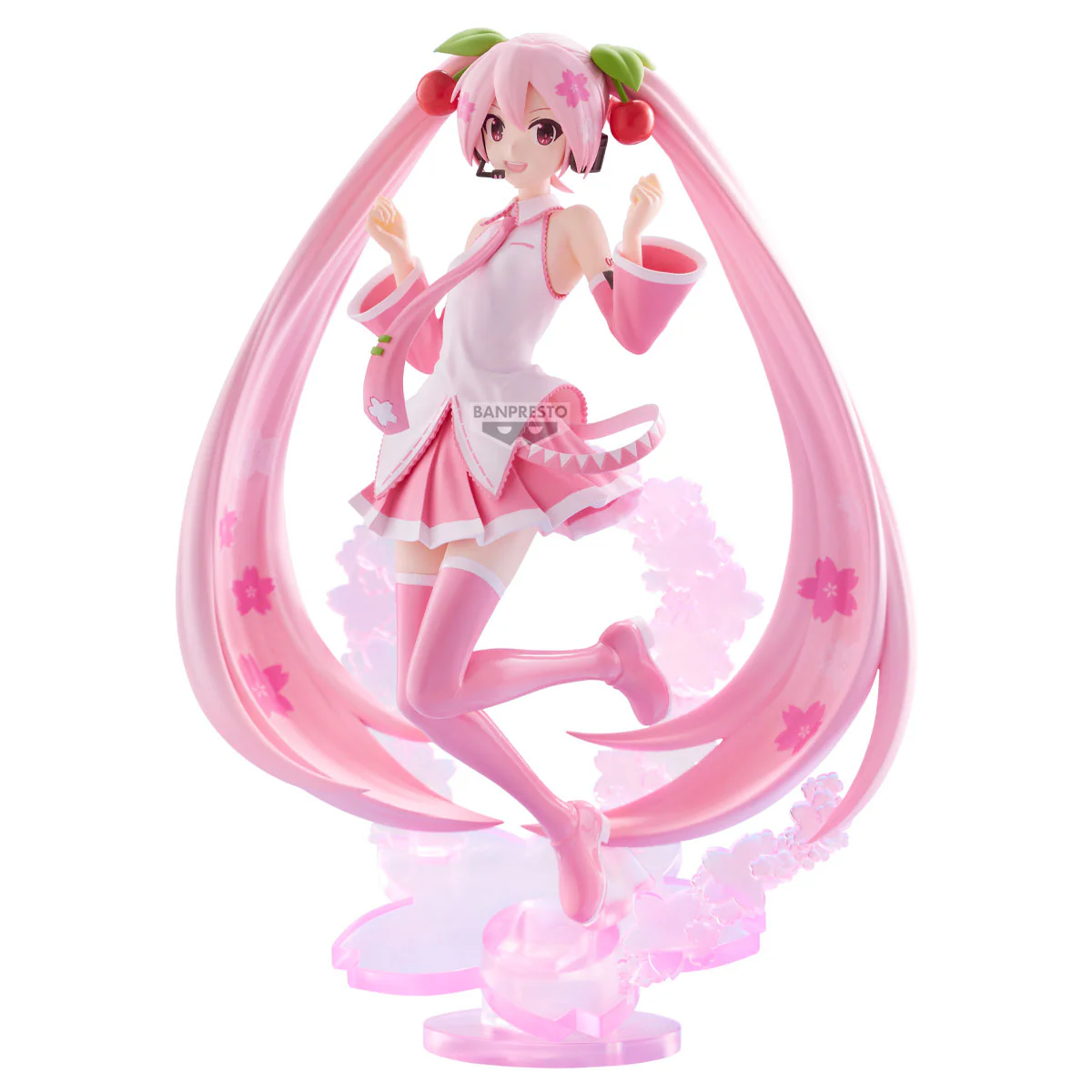 BANPRESTO EVOLVE PIAPRO CHARACTERS HATSUNE MIKU SAKURA MIKU FIGURE