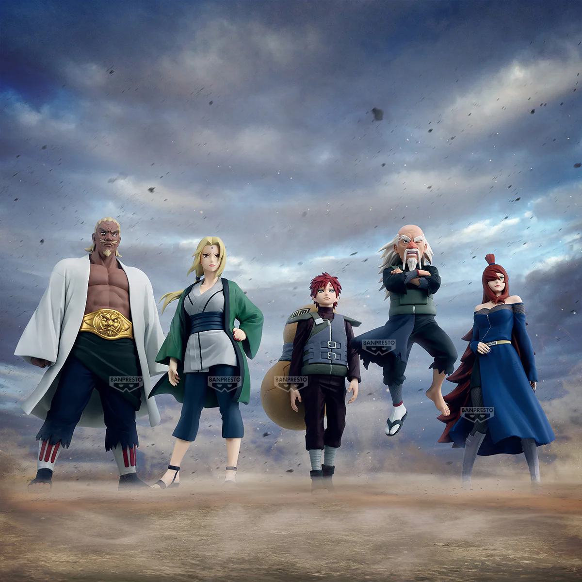 BANPRESTO NARUTO SHIPPUDEN THE FIVE KAGE ASSEMBLE KAZEKAGE GAARA FIGURE [PRE ORDER] - Image 7