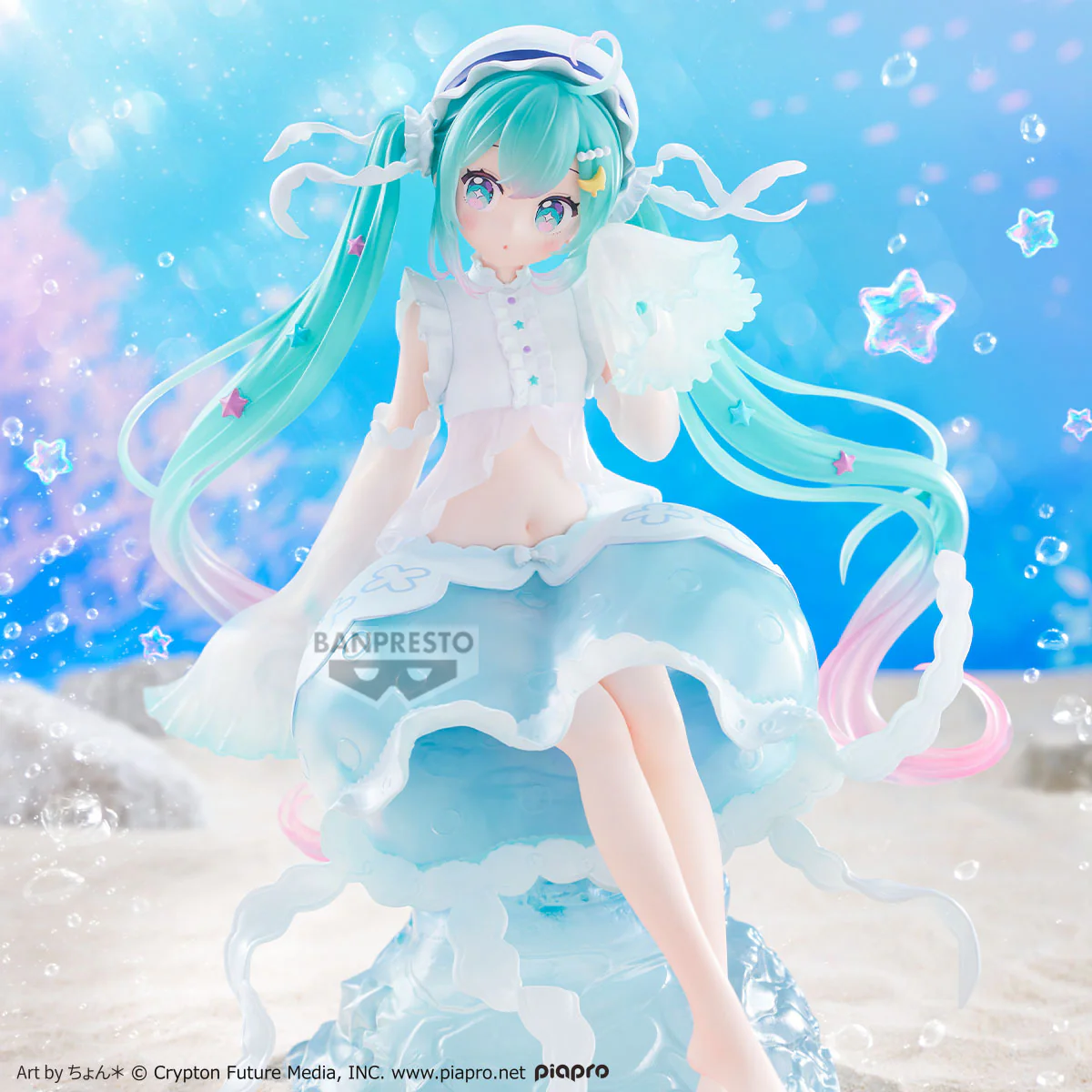 BANPRESTO PIAPRO CHARACTERS EVOLVE CLEARLUXE JELLYFISH HATSUNE MIKU FIGURE [PRE ORDER] - Image 3