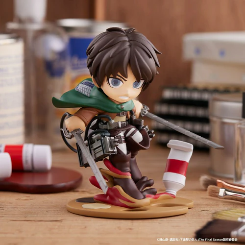 BUSHIROAD CREATIVE ATTACK ON TITAN PALVERSE PALE LEVI & EREN YEAGER SET FIGURE - Image 2