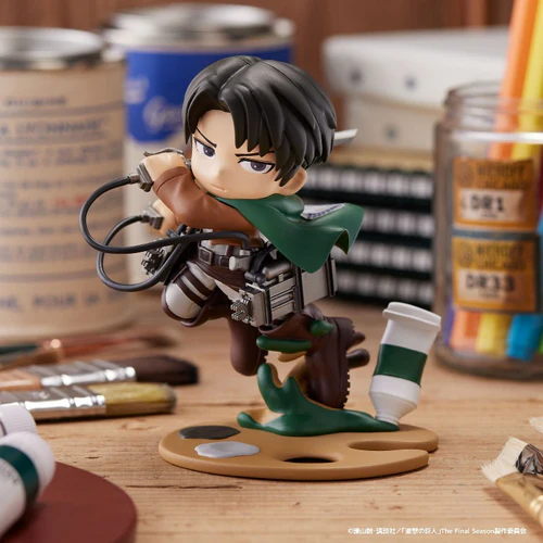 BUSHIROAD CREATIVE ATTACK ON TITAN PALVERSE PALE LEVI & EREN YEAGER SET FIGURE - Image 3