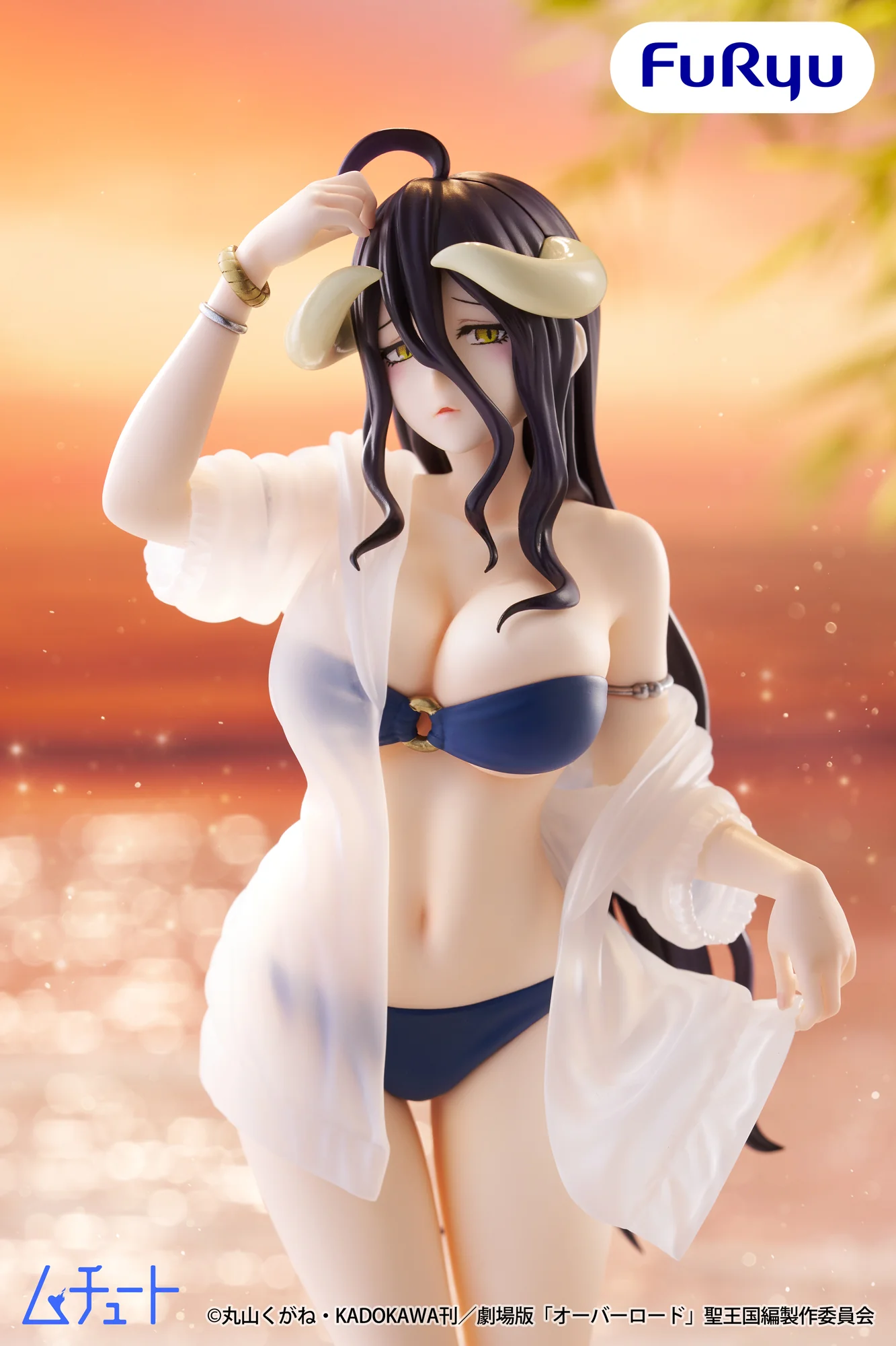 FURYU OVERLORD MUCHUTE ALBEDO SWIMSUIT VERSION FIGURE [PRE ORDER] - Image 4