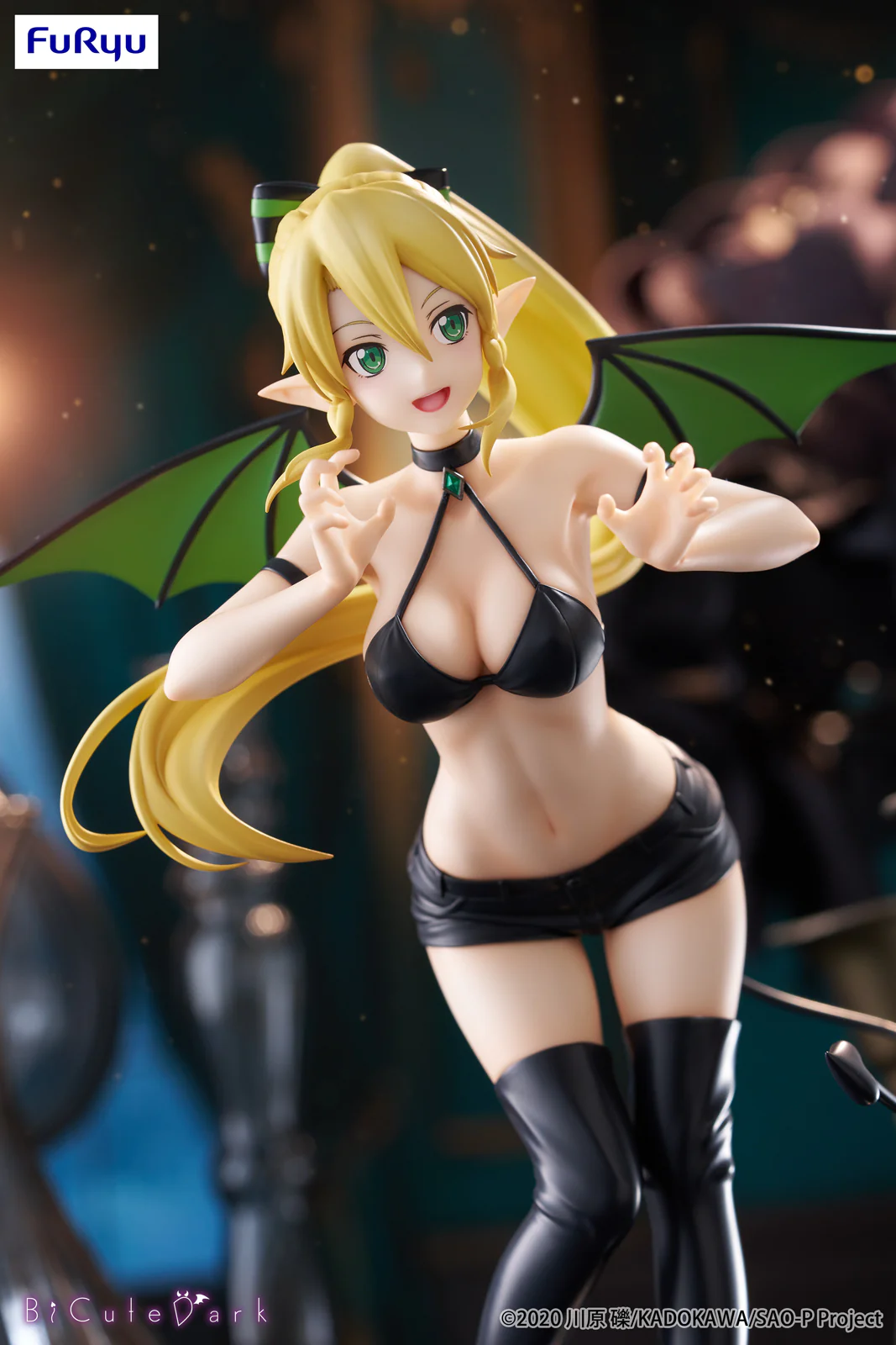 FURYU SWORD ART ONLINE BICUTE DARK LEAFA FIGURE - Image 2