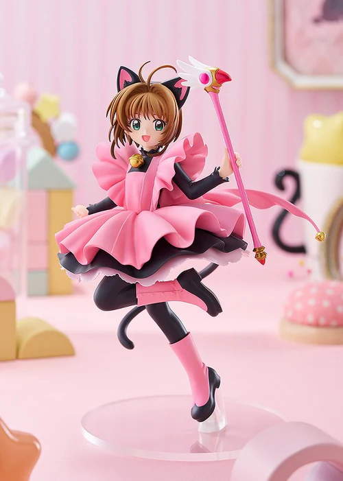 GOOD SMILE COMPANY CARDCAPTOR SAKURA POP UP PARADE SAKURA KINOMOTO BLACK CAT COSTUME VERSION L SIZE FIGURE - Image 2