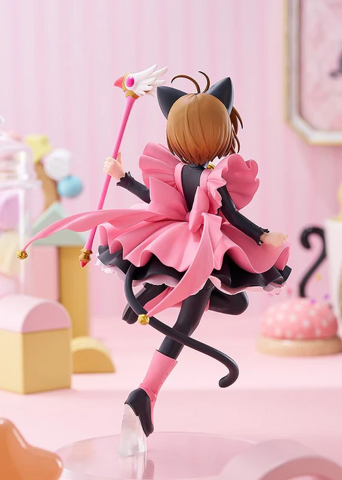 GOOD SMILE COMPANY CARDCAPTOR SAKURA POP UP PARADE SAKURA KINOMOTO BLACK CAT COSTUME VERSION L SIZE FIGURE - Image 3