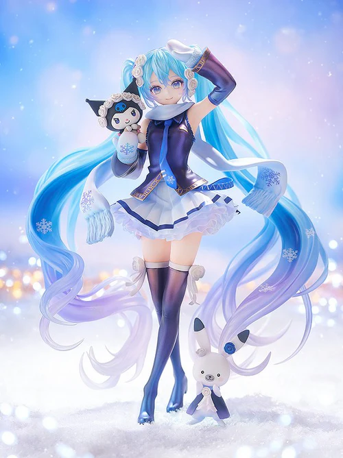 GOOD SMILE COMPANY CHARACTER VOCAL SERIES 01 HATSUNE MIKU SNOW MIKU X KUROMI FIGURE [PRE ORDER] - Image 2