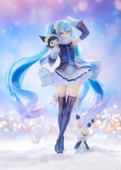 GOOD SMILE COMPANY CHARACTER VOCAL SERIES 01 HATSUNE MIKU SNOW MIKU X KUROMI FIGURE [PRE ORDER] - Image 3