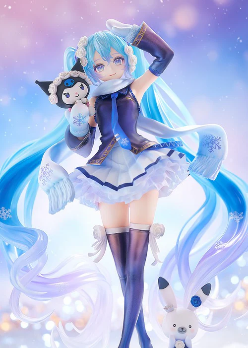 GOOD SMILE COMPANY CHARACTER VOCAL SERIES 01 HATSUNE MIKU SNOW MIKU X KUROMI FIGURE [PRE ORDER] - Image 4