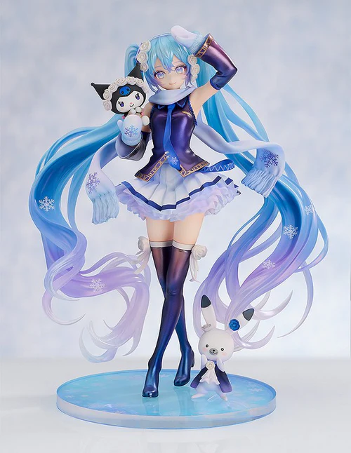 GOOD SMILE COMPANY CHARACTER VOCAL SERIES 01 HATSUNE MIKU SNOW MIKU X KUROMI FIGURE [PRE ORDER] - Image 7
