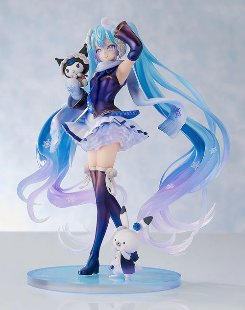 GOOD SMILE COMPANY CHARACTER VOCAL SERIES 01 HATSUNE MIKU SNOW MIKU X KUROMI FIGURE [PRE ORDER] - Image 9