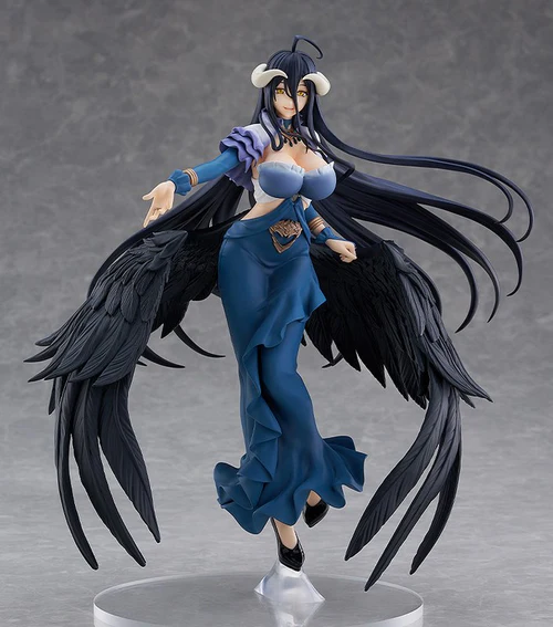 GOOD SMILE COMPANY OVERLORD POP UP PARADE SP ALBEDO JET BLACK DRESS VERSION FIGURE [PRE ORDER] - Image 6