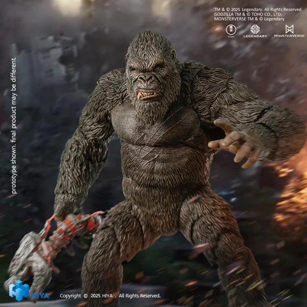 HIYA TOYS EBG0241 GODZILLA VS KONG KONG 2.0 ACTION FIGURE [PRE ORDER] - Image 3