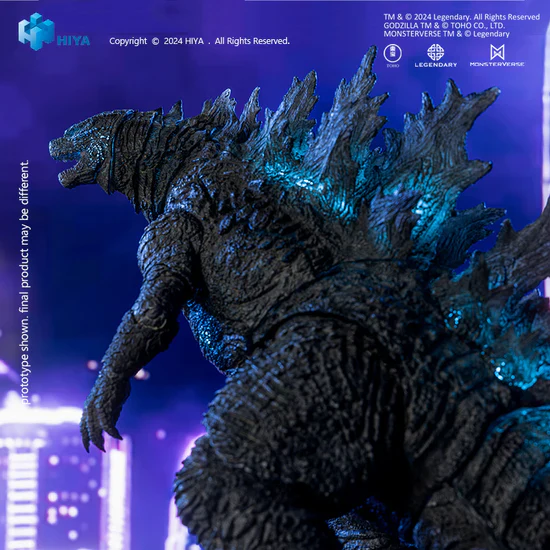 HIYA TOYS EXQUISITE BASIC+ SERIES GODZILLA VS KONG HEAT RAY GODZILLA ACTION FIGURE [PRE ORDER] - Image 3