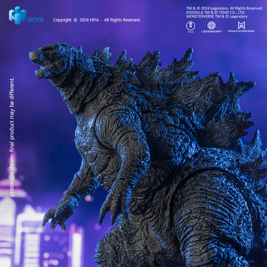 HIYA TOYS EXQUISITE BASIC+ SERIES GODZILLA VS KONG HEAT RAY GODZILLA ACTION FIGURE [PRE ORDER] - Image 4