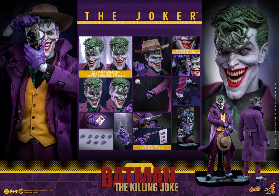 HOT TOYS DC COMICS MASTERPIECE SERIES CMS028 BATMAN: THE KILLING JOKE THE JOKER ACTION FIGURE [PRE ORDER] - Image 22
