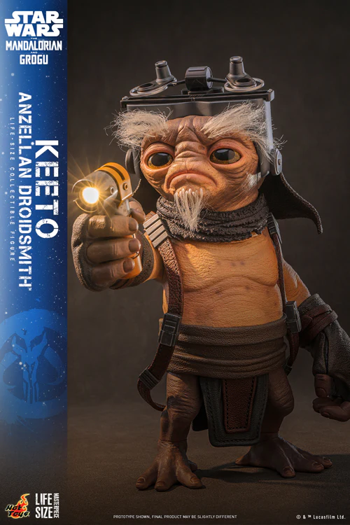 HOT TOYS LIFE SIZE MASTERPIECE SERIES LMS018 THE MANDALORIAN AND GROGU KEETO ANZELLAN DROIDSMITH ACTION FIGURE [PRE ORDER] - Image 2