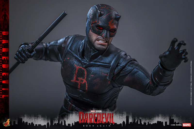 HOT TOYS MARVEL CHARACTERS TELEVISION MASTERPIECE SERIES TMS186 DAREDEVIL BORN AGAIN SEASON 2 DAREDEVIL ACTION FIGURE [PRE ORDER] - Image 12