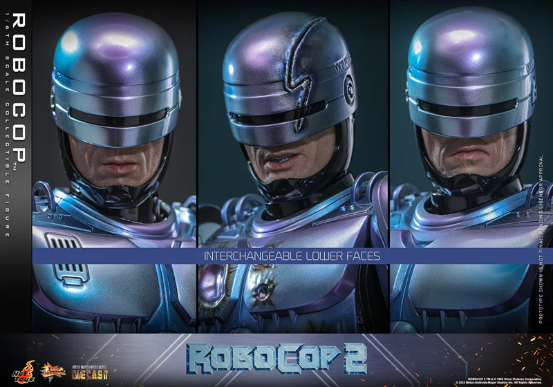 HOT TOYS MOVIE MASTERPIECE SERIES DIECAST MMS827D74 ROBOCOP 2 ROBOCOP ACTION FIGURE [PRE ORDER] - Image 16