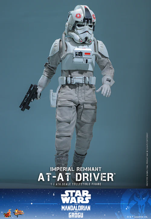 HOT TOYS MOVIE MASTERPIECE SERIES MMS845 STAR WARS THE MANDALORIAN & GROGU IMPERIAL REMNANT AT-AT DRIVER ACTION FIGURE [PRE ORDER] - Image 3