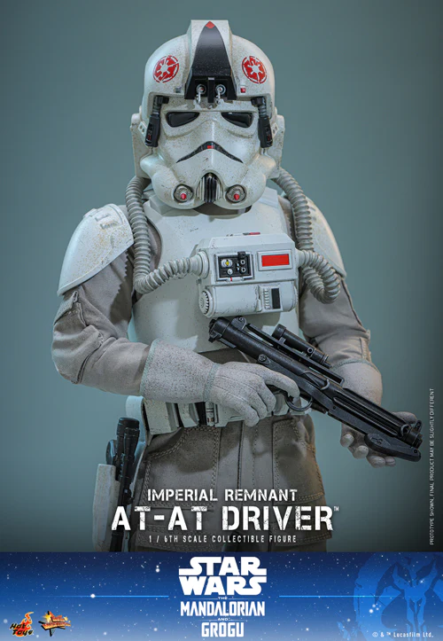 HOT TOYS MOVIE MASTERPIECE SERIES MMS845 STAR WARS THE MANDALORIAN & GROGU IMPERIAL REMNANT AT-AT DRIVER ACTION FIGURE [PRE ORDER] - Image 4