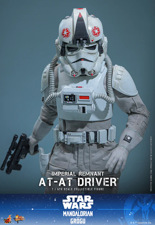 HOT TOYS MOVIE MASTERPIECE SERIES MMS845 STAR WARS THE MANDALORIAN & GROGU IMPERIAL REMNANT AT-AT DRIVER ACTION FIGURE [PRE ORDER] - Image 6
