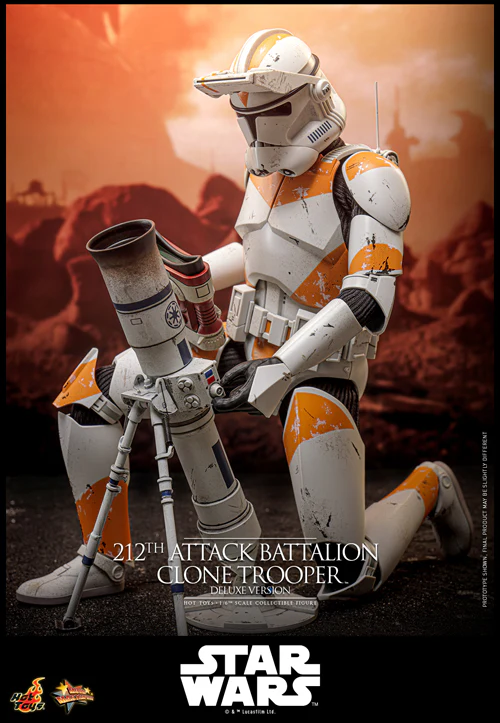 HOT TOYS MOVIE MASTERPIECE SERIES MMS852 STAR WARS EPISODE III REVENGE OF THE SITH 212TH ATTACK BATTALION CLONE TROOPER DELUXE VERSION FIGURE [PRE ORDER] - Image 11