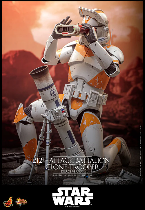 HOT TOYS MOVIE MASTERPIECE SERIES MMS852 STAR WARS EPISODE III REVENGE OF THE SITH 212TH ATTACK BATTALION CLONE TROOPER DELUXE VERSION FIGURE [PRE ORDER] - Image 12