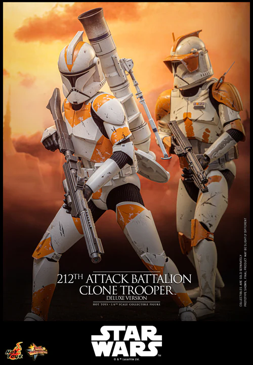 HOT TOYS MOVIE MASTERPIECE SERIES MMS852 STAR WARS EPISODE III REVENGE OF THE SITH 212TH ATTACK BATTALION CLONE TROOPER DELUXE VERSION FIGURE [PRE ORDER] - Image 13