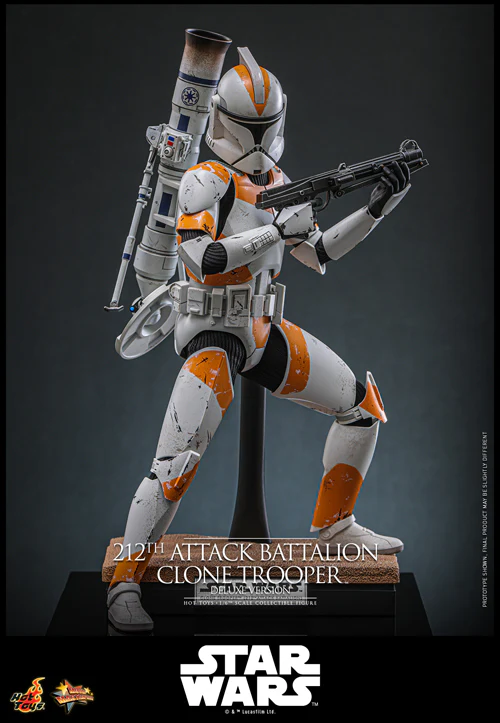 HOT TOYS MOVIE MASTERPIECE SERIES MMS852 STAR WARS EPISODE III REVENGE OF THE SITH 212TH ATTACK BATTALION CLONE TROOPER DELUXE VERSION FIGURE [PRE ORDER] - Image 15