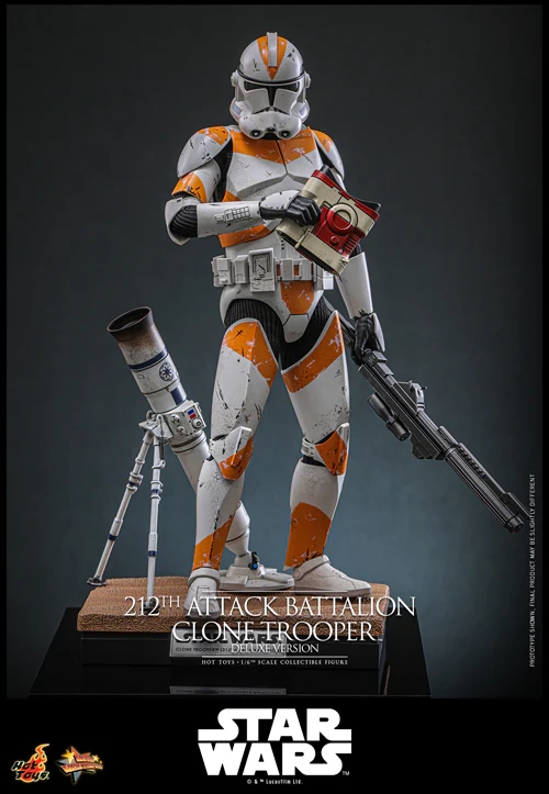 HOT TOYS MOVIE MASTERPIECE SERIES MMS852 STAR WARS EPISODE III REVENGE OF THE SITH 212TH ATTACK BATTALION CLONE TROOPER DELUXE VERSION FIGURE [PRE ORDER] - Image 16