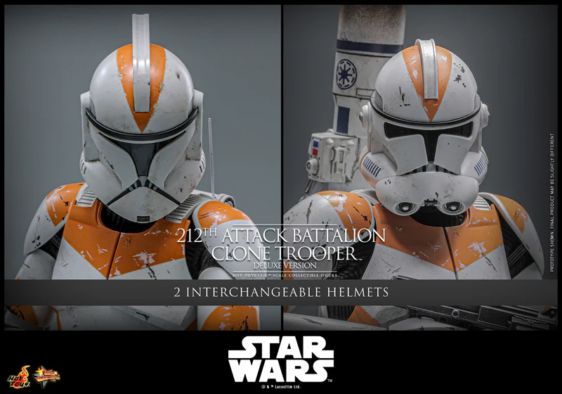 HOT TOYS MOVIE MASTERPIECE SERIES MMS852 STAR WARS EPISODE III REVENGE OF THE SITH 212TH ATTACK BATTALION CLONE TROOPER DELUXE VERSION FIGURE [PRE ORDER] - Image 18