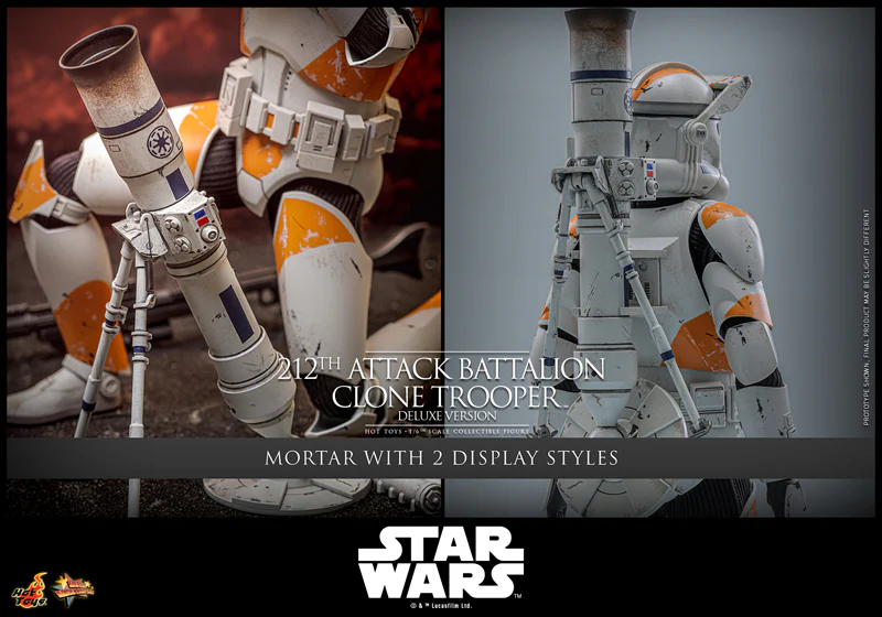 HOT TOYS MOVIE MASTERPIECE SERIES MMS852 STAR WARS EPISODE III REVENGE OF THE SITH 212TH ATTACK BATTALION CLONE TROOPER DELUXE VERSION FIGURE [PRE ORDER] - Image 20