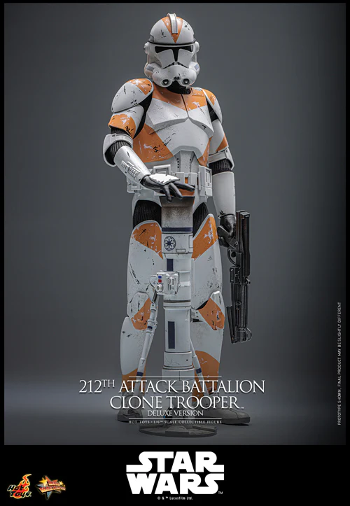 HOT TOYS MOVIE MASTERPIECE SERIES MMS852 STAR WARS EPISODE III REVENGE OF THE SITH 212TH ATTACK BATTALION CLONE TROOPER DELUXE VERSION FIGURE [PRE ORDER] - Image 3